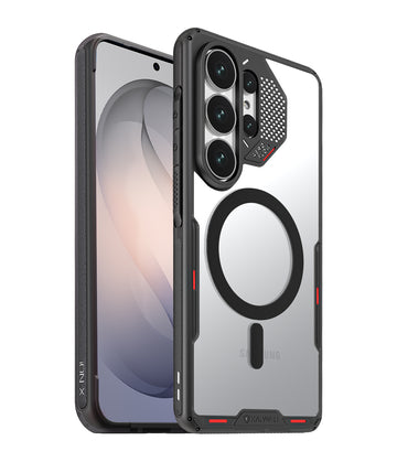 Samsung Galaxy S26 Ultra Back Cover Case | iON-X Magnetic - Smoke Black