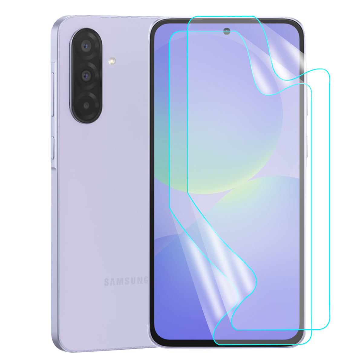 Samsung Galaxy A36 Screen Protector Guard [Matte Clear] | Easy Do Film - 2 Pack [NOT TEMPERED GLASS]