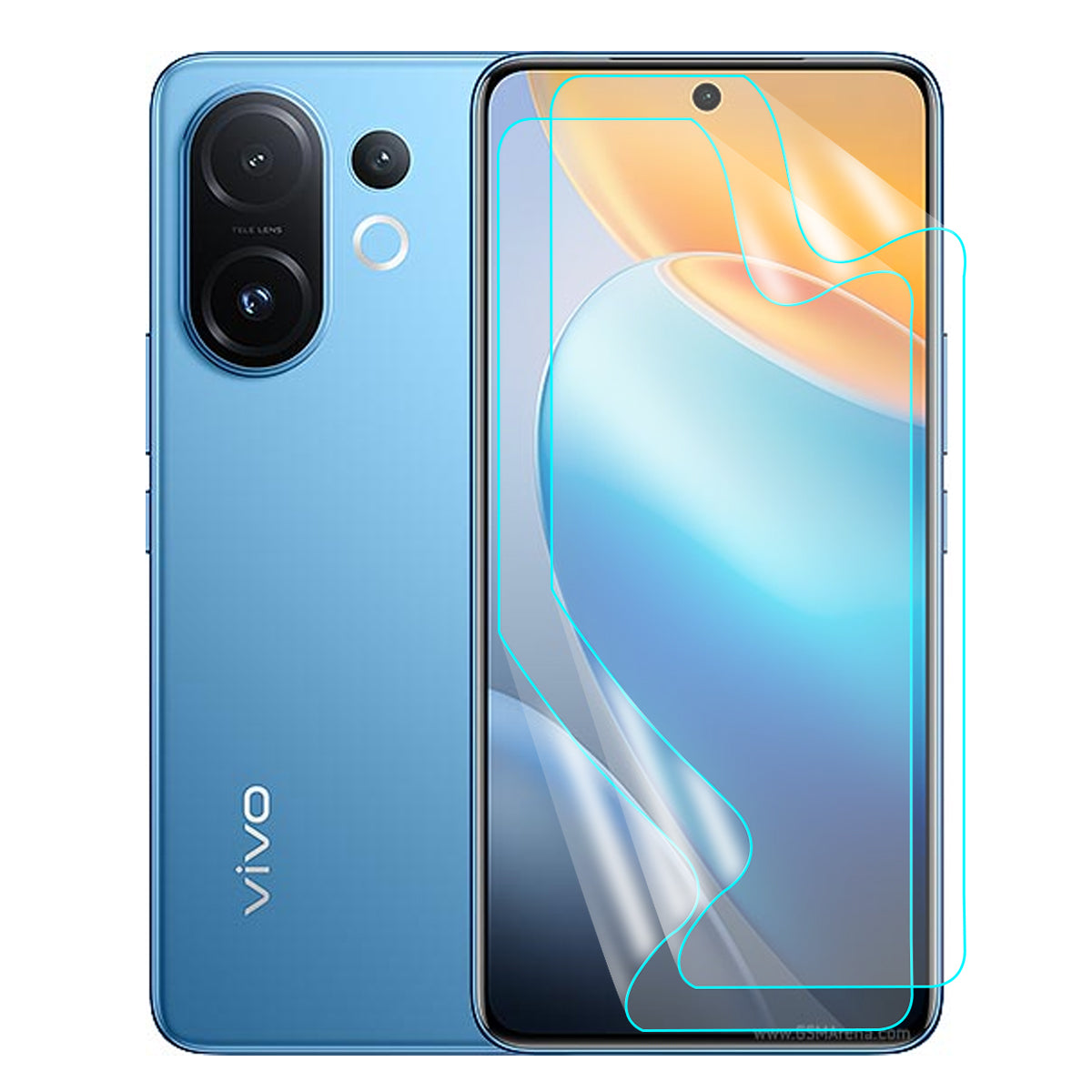 Vivo T4 Pro Screen Protector Guard [Matte Clear] | Easy Do Film - 2 Pack [NOT TEMPERED GLASS]