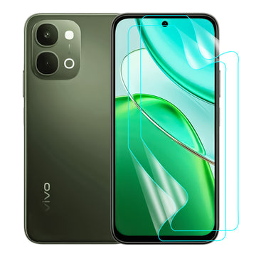 Vivo T5x Screen Protector Guard [Clear] | Easy Do Film - 2 Pack [NOT TEMPERED GLASS]