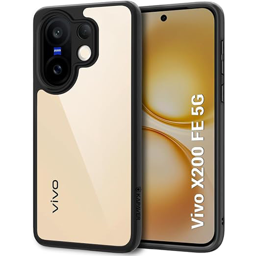 Vivo X200 FE Back Cover Case | Hybrid - Black