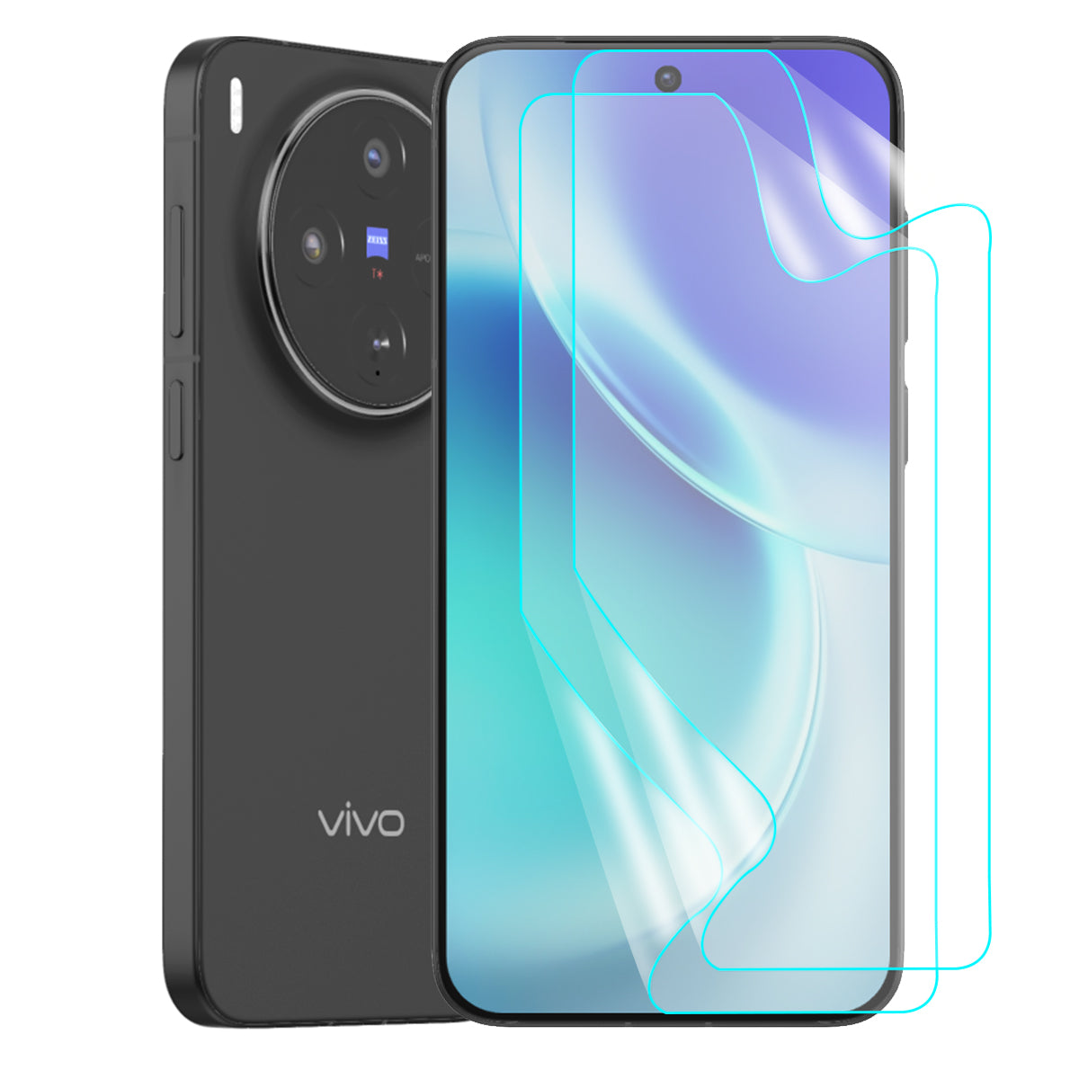 Vivo X300 Screen Protector Guard [Matte Clear] | Easy Do Film - 2 Pack [NOT TEMPERED GLASS]