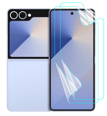 Samsung Galaxy Z Flip 7 Screen Protector Guard [Clear] | Easy Do Film - 2 Pack [NOT TEMPERED GLASS]