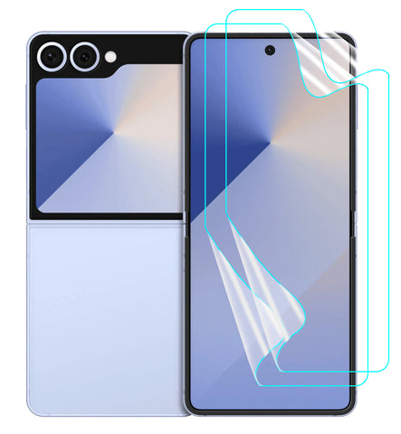 Samsung Galaxy Z Flip 7 Screen Protector Guard [Clear] | Easy Do Film - 2 Pack [NOT TEMPERED GLASS]