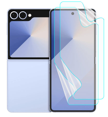 Samsung Galaxy Z Flip 7 Screen Protector Guard [Matte Clear] | Easy Do Film - 2 Pack [NOT TEMPERED GLASS]