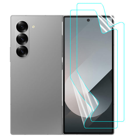 Samsung Galaxy Z Fold 7 Screen Protector Guard [Clear] | Easy Do Film - 2 Pack [NOT TEMPERED GLASS]