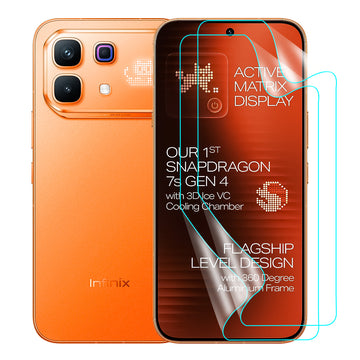 Infinix Note 60 Pro Screen Protector Guard [Clear] | Easy Do Film - 2 Pack [NOT TEMPERED GLASS]