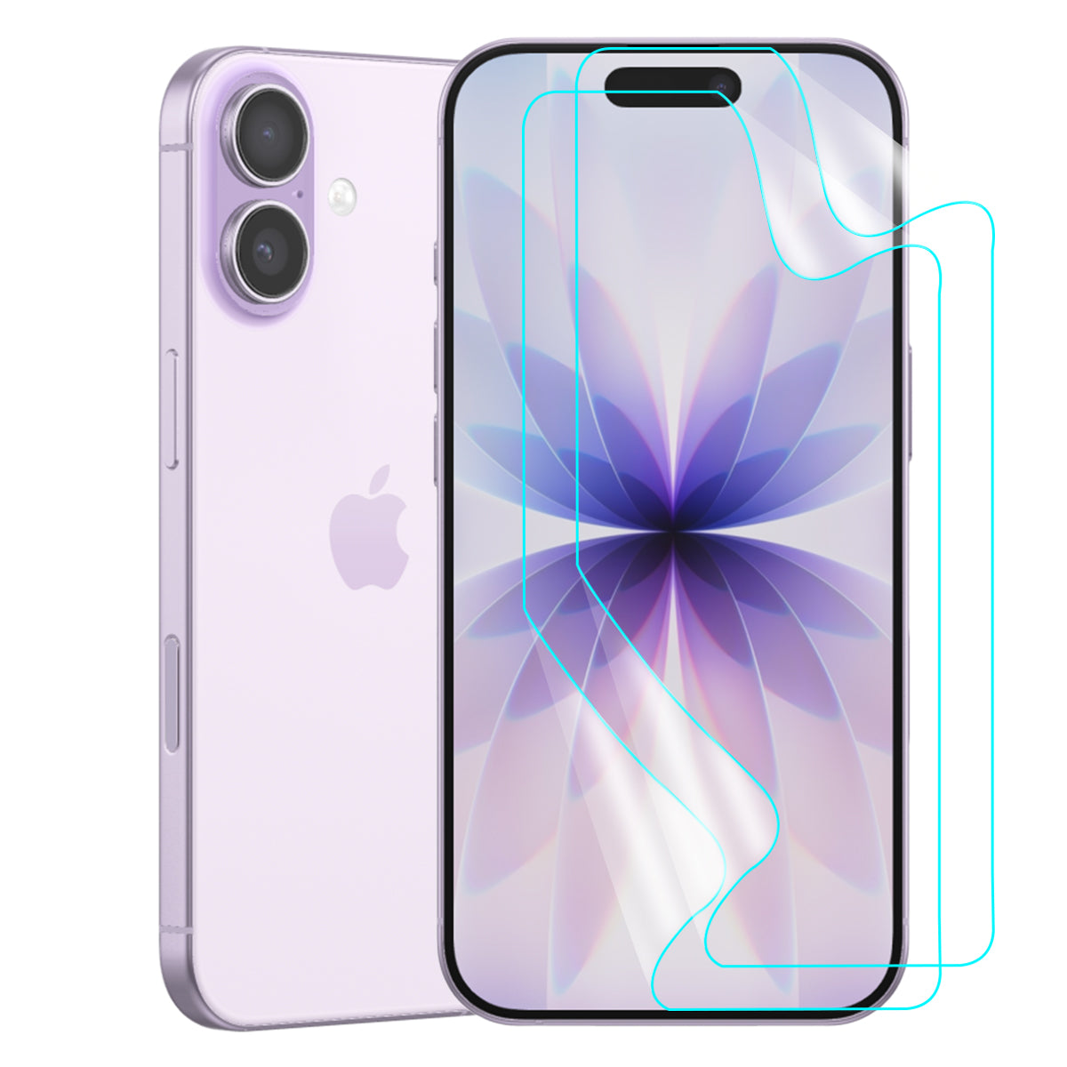 iPhone 17 Screen Protector Guard [Clear] | Easy Do Film - 2 Pack [NOT TEMPERED GLASS]