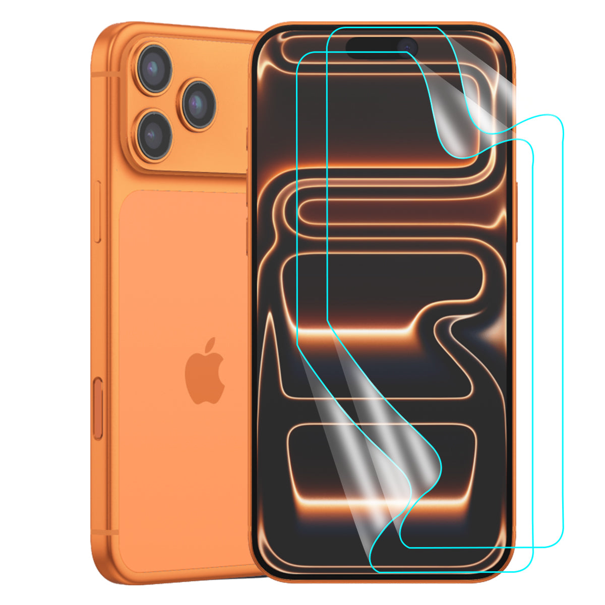 iPhone 17 Pro Max Screen Protector Guard [Clear] | Easy Do Film - 2 Pack [NOT TEMPERED GLASS]