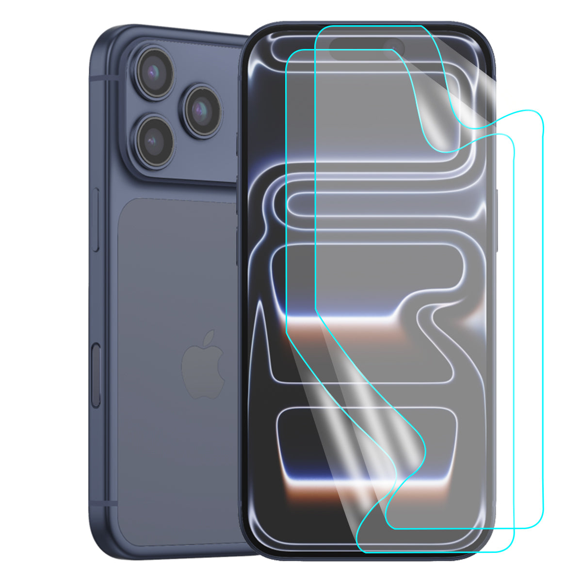 iPhone 17 Pro Screen Protector Guard [Matte Clear] | Easy Do Film - 2 Pack [NOT TEMPERED GLASS]