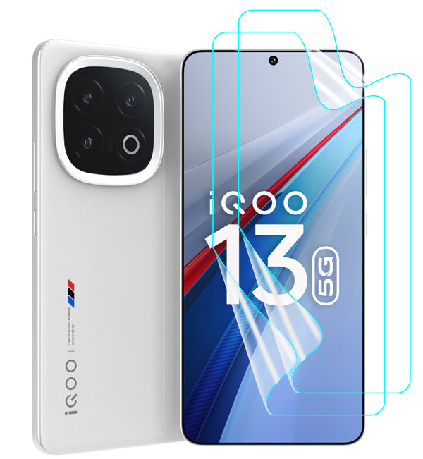 IQOO 13 Screen Protector Guard [Clear] | Easy Do Film - 2 Pack [NOT TEMPERED GLASS]