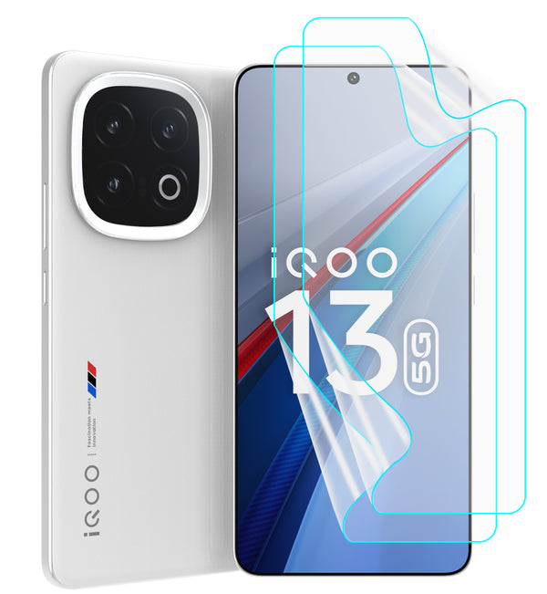 IQOO 13 Screen Protector Guard [Matte Clear] | Easy Do Film - 2 Pack [NOT TEMPERED GLASS]