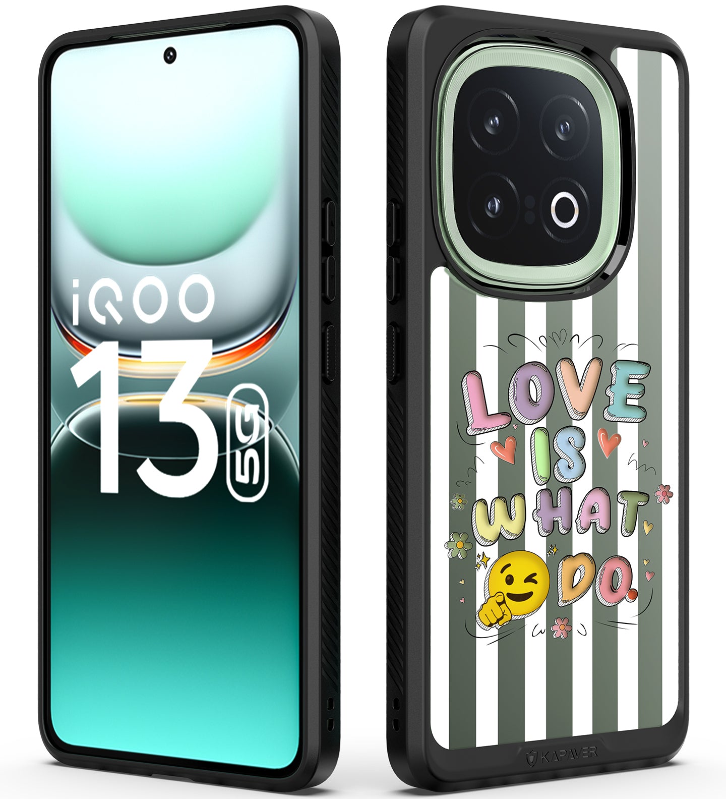 IQOO 13 Back Cover Case | (LWYD) Impulse - Black