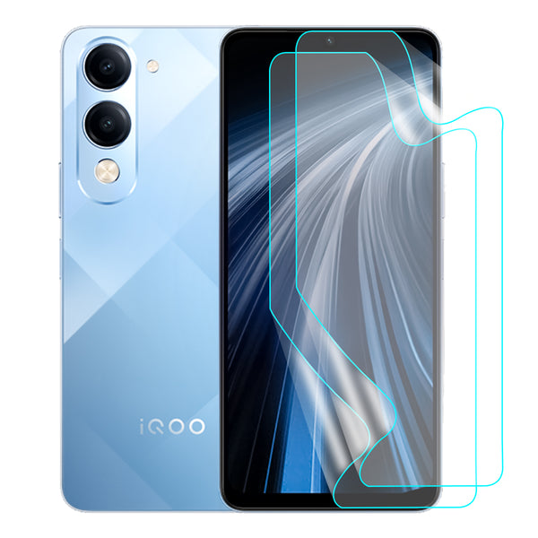 IQOO Z10 Lite Screen Protector Guard [Matte Clear] | Easy Do Film - 2 Pack [NOT TEMPERED GLASS]