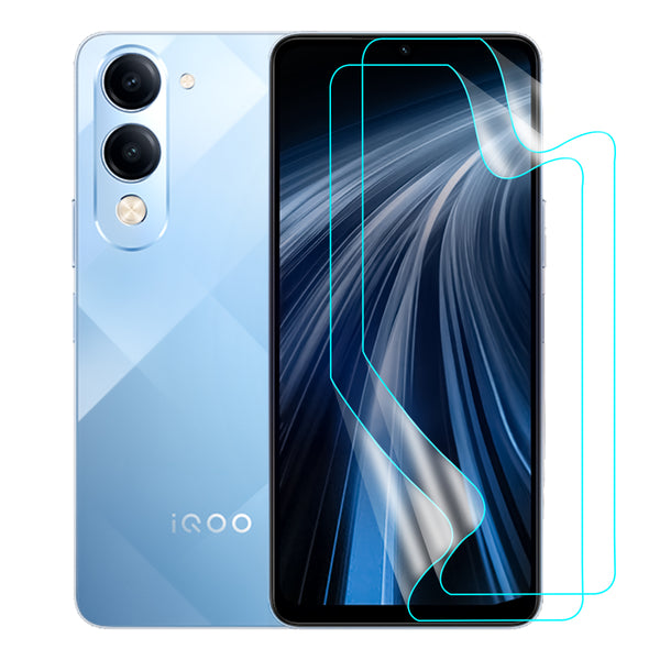 IQOO Z10 Lite Screen Protector Guard [Clear] | Easy Do Film - 2 Pack [NOT TEMPERED GLASS]
