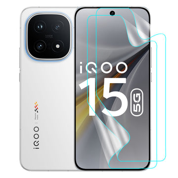 IQOO 15 Screen Protector Guard [Clear] | Easy Do Film - 2 Pack [NOT TEMPERED GLASS]