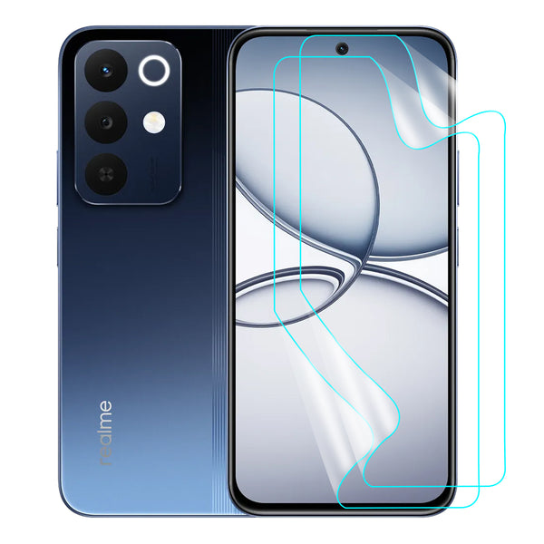 Realme NARZO 90x Screen Protector Guard [Clear] | Easy Do Film - 2 Pack [NOT TEMPERED GLASS]
