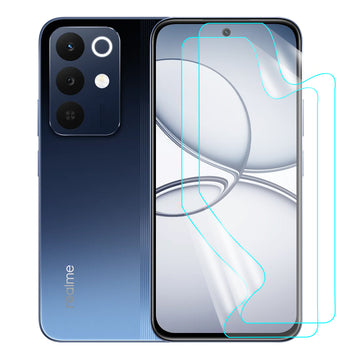 Realme NARZO 90x Screen Protector Guard [Matte Clear] | Easy Do Film - 2 Pack [NOT TEMPERED GLASS]