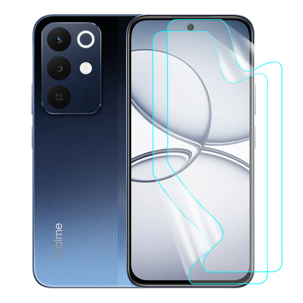 Realme NARZO 90x Screen Protector Guard [Matte Clear] | Easy Do Film - 2 Pack [NOT TEMPERED GLASS]