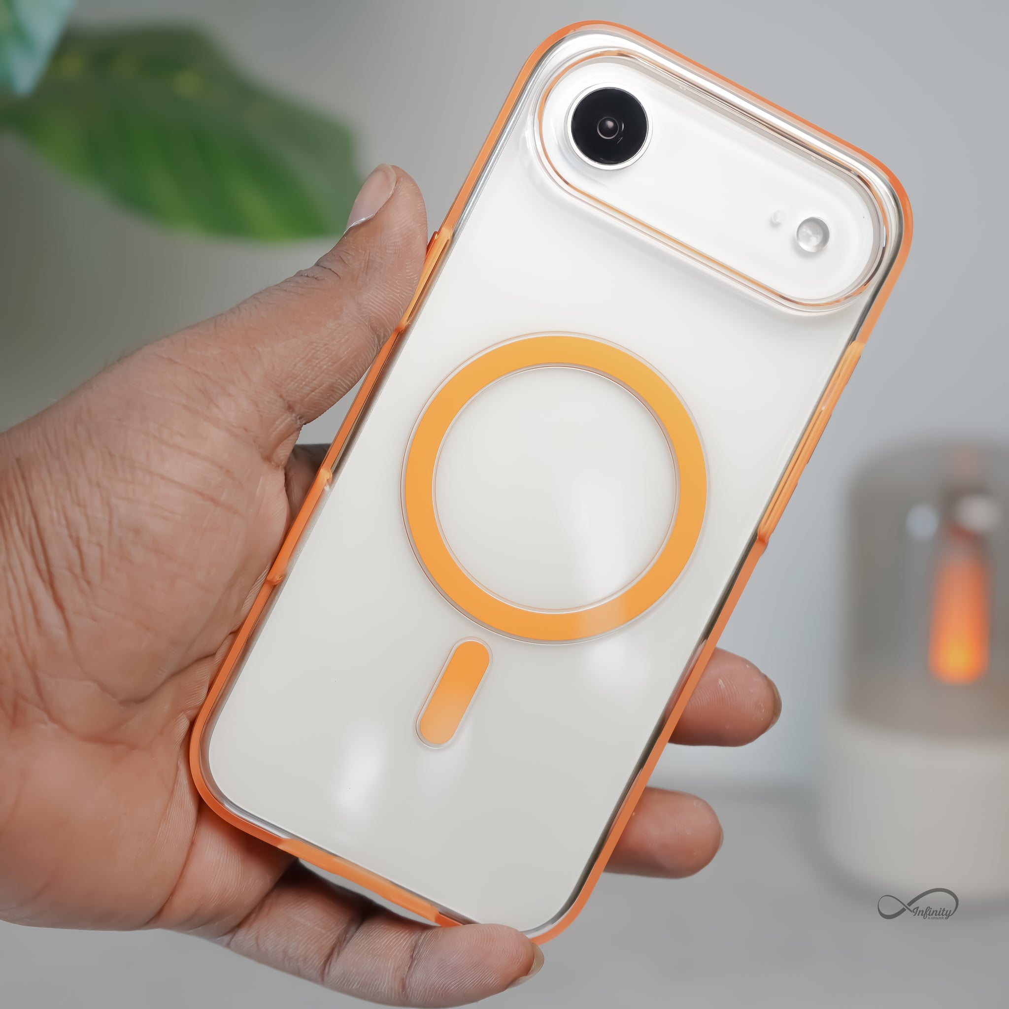 iPhone 17 Air Back Cover Case | Grip Case Mag-X - Orange