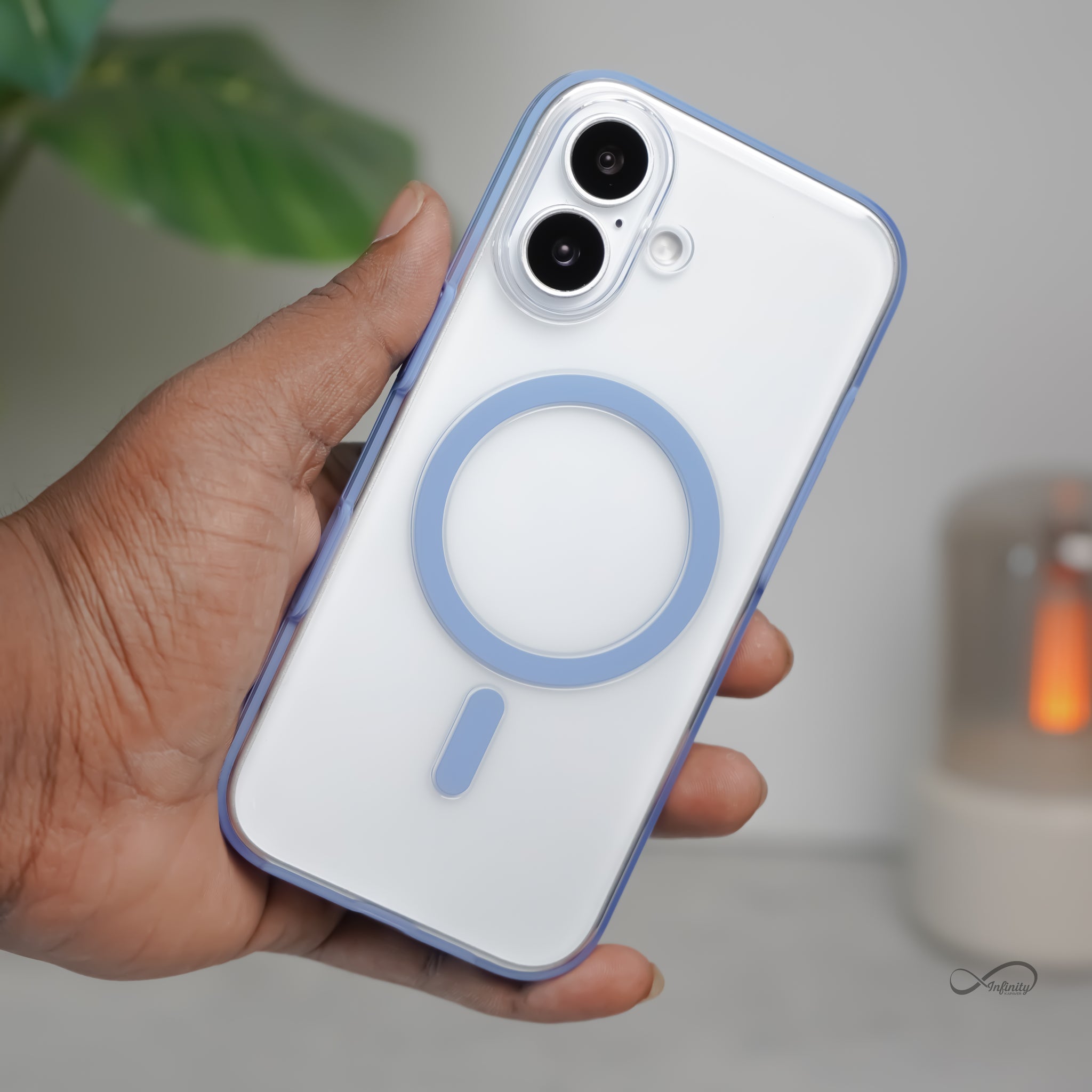 iPhone 17 Back Cover Case | Grip Case Mag-X - Blue