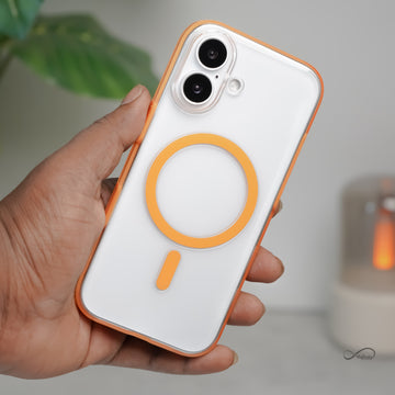 iPhone 17 Back Cover Case | Grip Case Mag-X - Orange