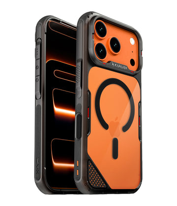 iPhone 17 Pro Max Back Cover Case | iON-X Magnetic - Smoke Black