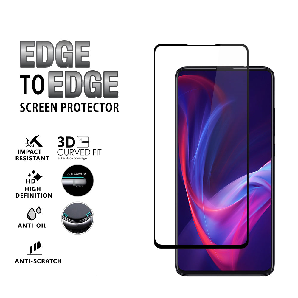 Redmi k20 / Redmi k20 Pro Tempered Glass Screen Protector Guard | EDGE TO EDGE - 1 Pack
