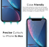 iPhone Xs Max Tempered Glass Screen Protector Guard | EZ FIT - 2 Pack