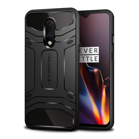 OnePlus 7 Back Cover Case | Rugged - Black