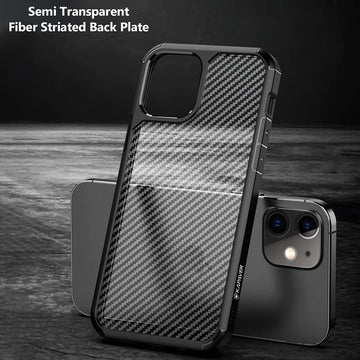 iPhone 11 Back Cover Case | Ice Crystal - Carbon Black