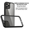 iPhone 12 Pro Max Back Cover Case | Ice Crystal - Black