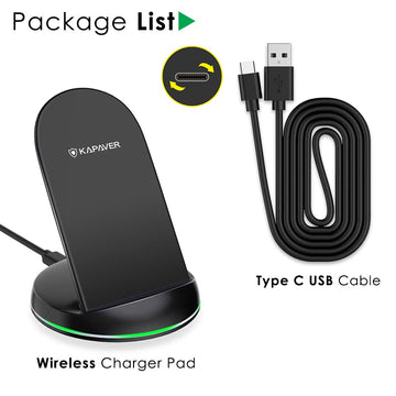 KAPAVER KPX1 Type C Fast Wireless Charger