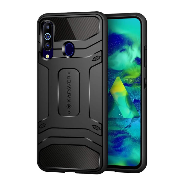 KAPAVER® Rugged Back Cover Case for Samsung Galaxy M40 / A60
