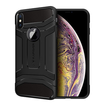 iphone xs max back cover case | Rugged - Black