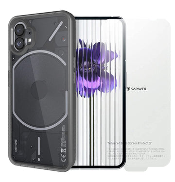 Nothing Phone 1 5G Back Cover Case With Glass | Impulse - Moon Gray