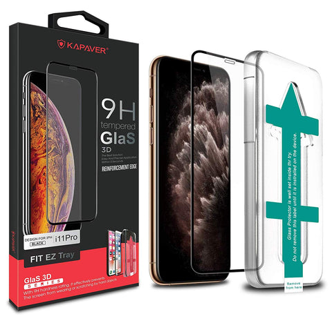 iPhone 11 Pro Tempered Glass Screen Protector Guard | EZ FIT - 1 Pack