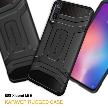 Xiaomi Mi9 Back Cover Case | Rugged - Black