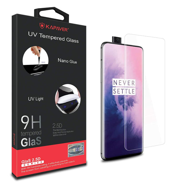 OnePlus 7 Pro/OnePlus 7T Pro Tempered Glass Screen Protector Guard | GLaS - 1 Pack