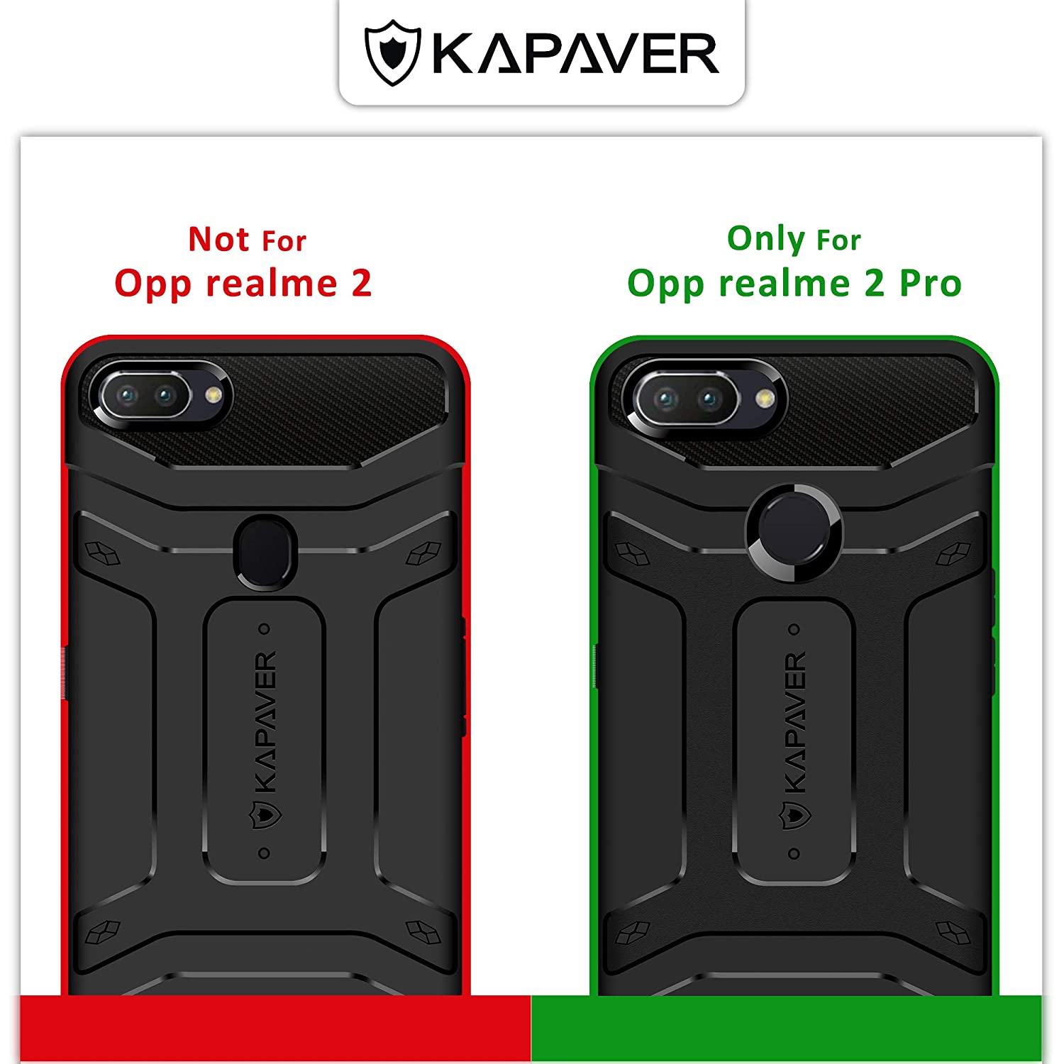 KAPAVER® Back Cover for Oppo Realme Pro (TPU|Black)