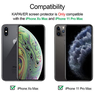 iPhone Xs Max / 11 Pro Max Tempered Glass Screen Protector Guard | EZ FIT - 1 Pack
