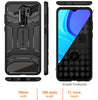 Xiaomi Redmi 9 Prime, Xiaomi Poco M2 Back Cover Case | Rugged - Black