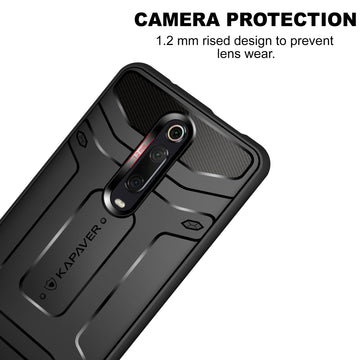 Redmi K20 / Redmi K20 Pro Back Cover Case | Rugged - Black