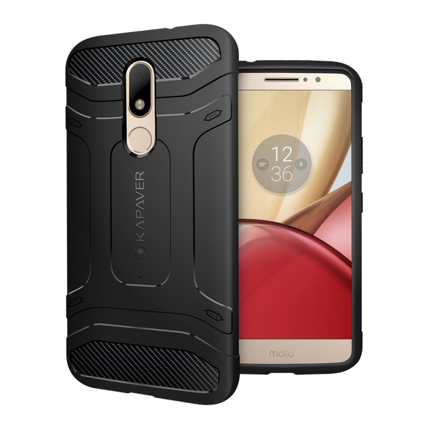 KAPAVER® Rugged Back Cover Case for Motorola Moto M
