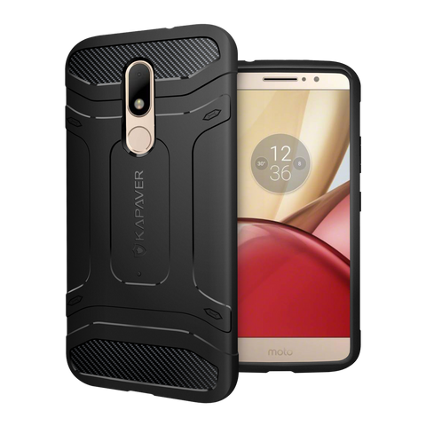 KAPAVER® Rugged Back Cover Case for Motorola Moto M