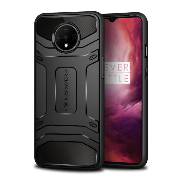 OnePlus 7T Back Cover Case | Rugged - Black