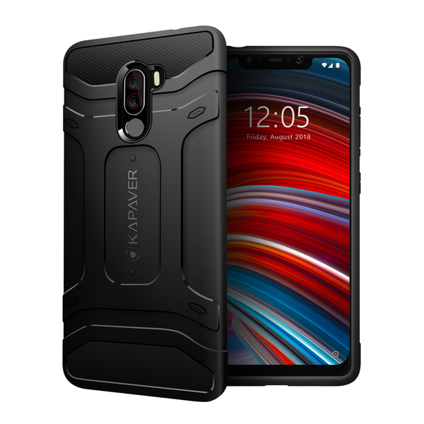 Xiaomi Poco F1 Back Cover Case | Rugged - Black